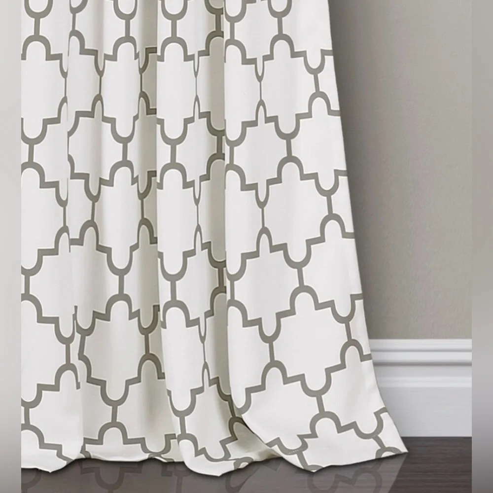The Curated Nomad Bernardino Room Darkening Curtain Panel Pair 52x84 - G…